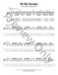Be My Escape Guitar and Fretted sheet music cover